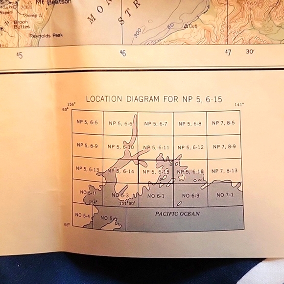 1956 MAP OF SEWARD ALASKA ETC ARMY CORPS OF ENGINEERS - Picture 8 of 15